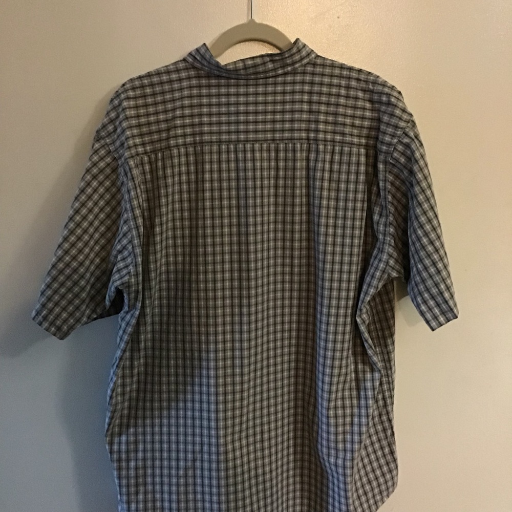 Wrangler Gray Check Button Up. Xlarge - image 3
